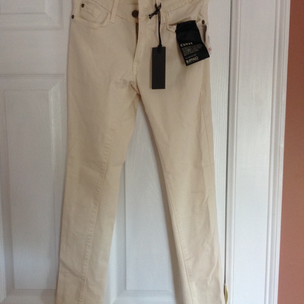 New D. Buffalo women ivory skinny jeans